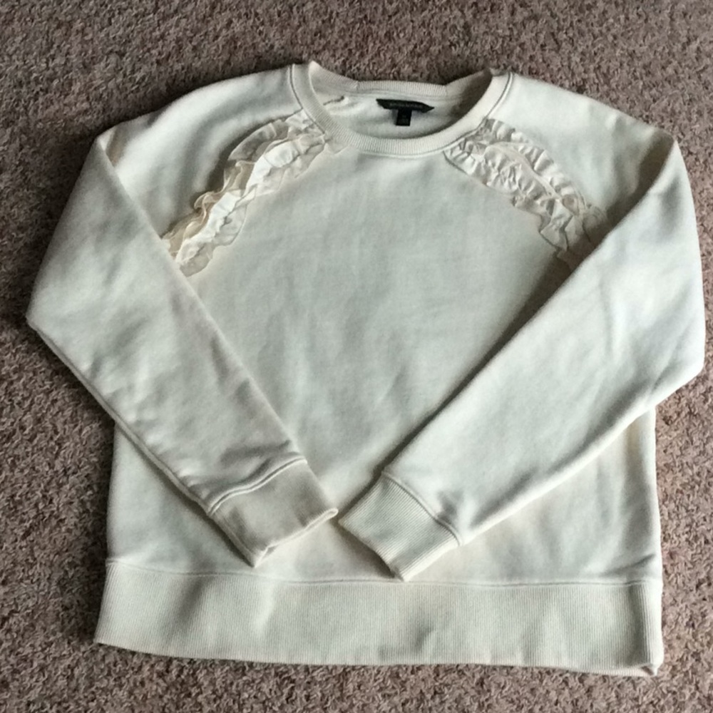 Banana Republic Ruffle Detail Sweatshirt